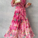 Hazel™ | Vestido Cruzado con Diseño Floral