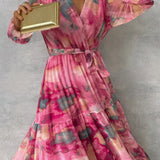 Hazel™ | Vestido Cruzado con Estampado Floral