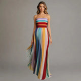 La Scintilla | Vestido Maxi de Colores Brillantes
