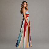 La Scintilla | Vestido Maxi de Colores Brillantes