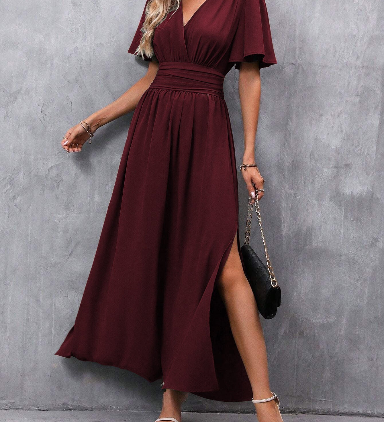 Eterna - Elegante Vestido Maxi Negro