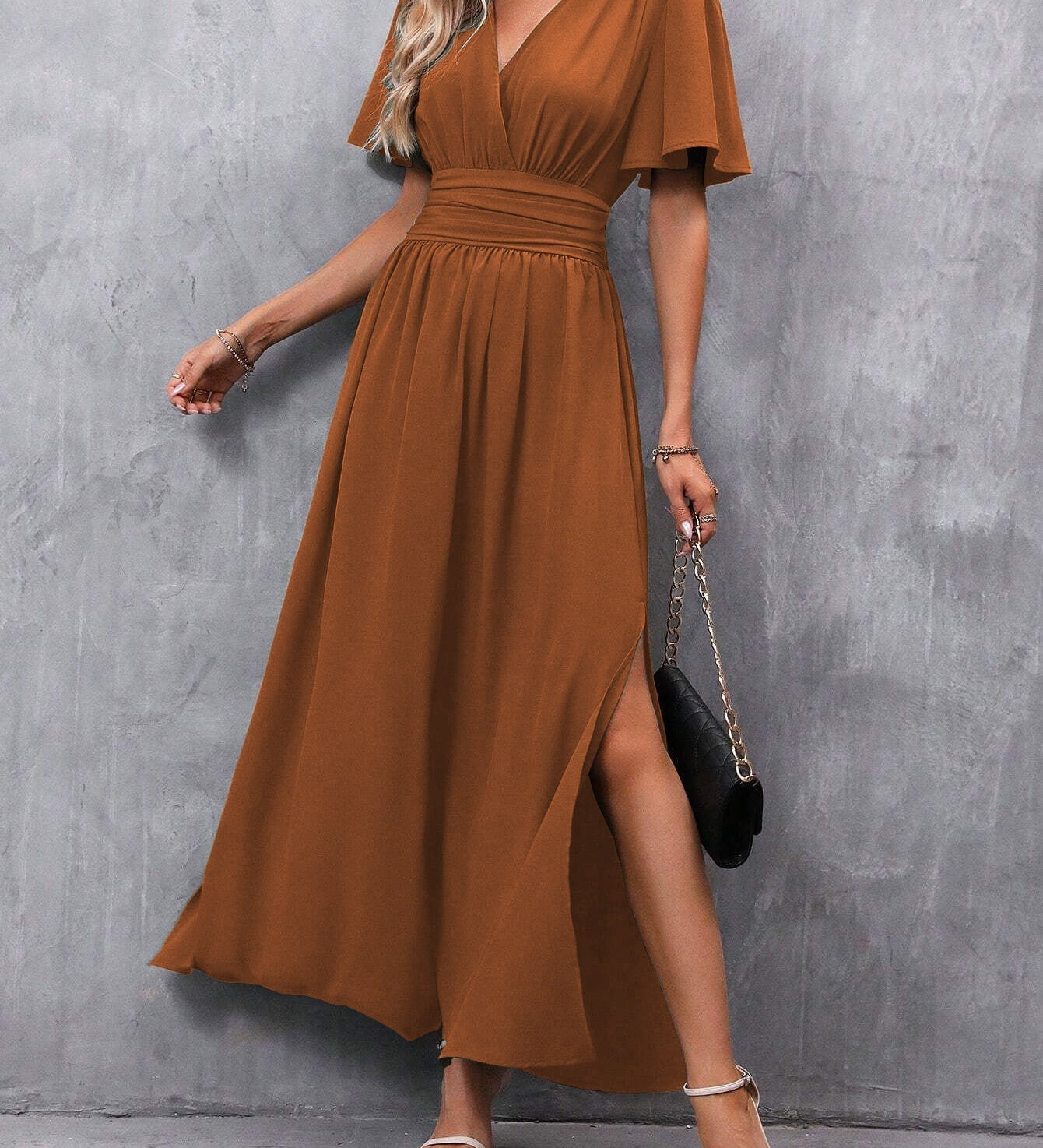 Eterna - Elegante Vestido Maxi Negro