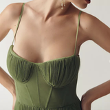 La Scintilla | Elegante vestido de tul drapeado