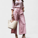Isadora - Look Casual Chic en Rosa