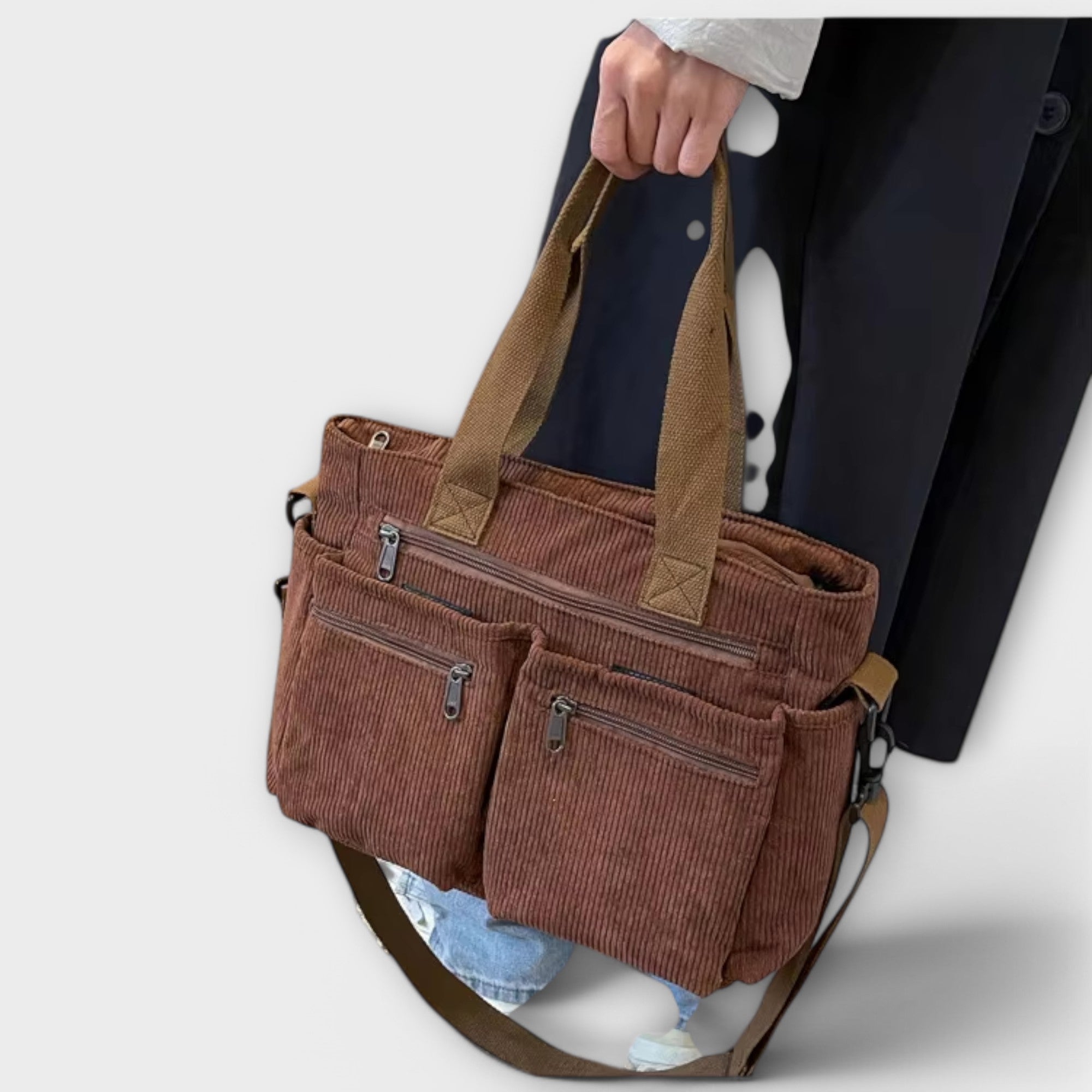 María - Bolso Tote Multibolsillos
