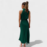 Alba - Vestido de Satén Elegante