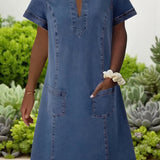 Liz™ | Vestido Casual de Denim