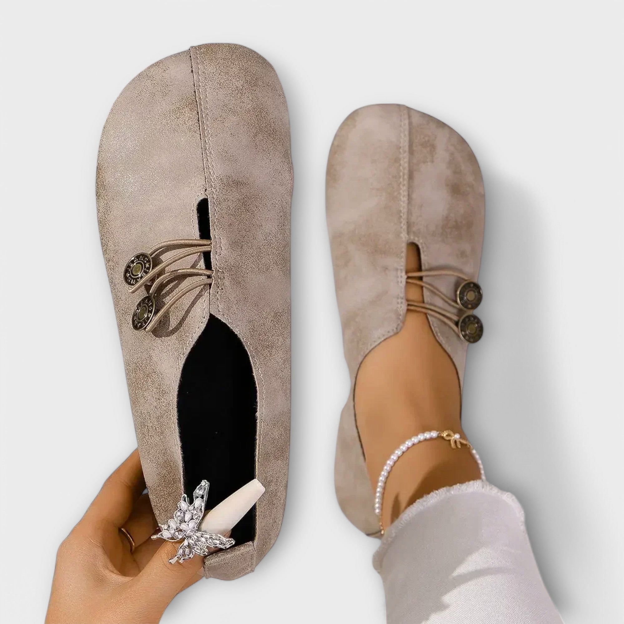 Noira - Mocasines de Ante