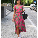 Talia™ | Elegante Bata Floral con Escote en V