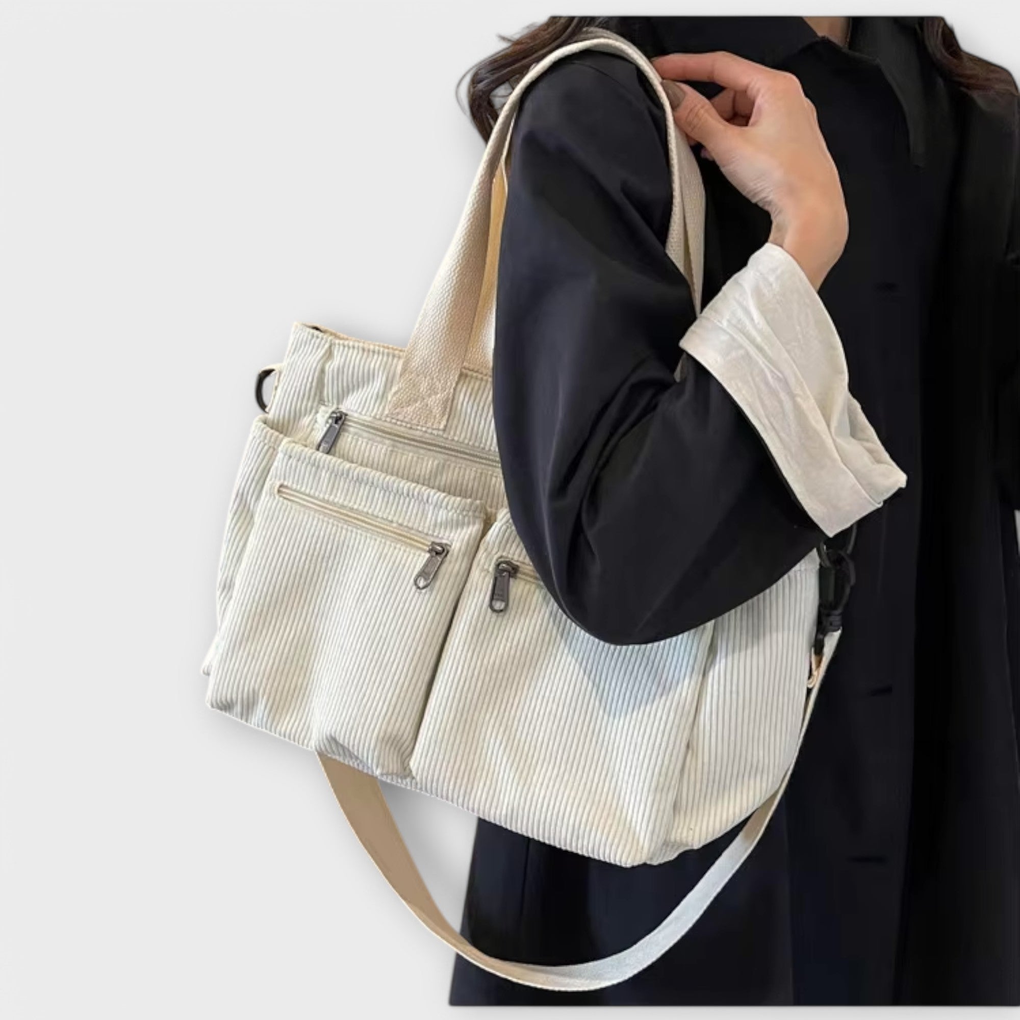María - Bolso Tote Multibolsillos