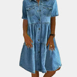 Lola - Vestido Bohemio de Jean