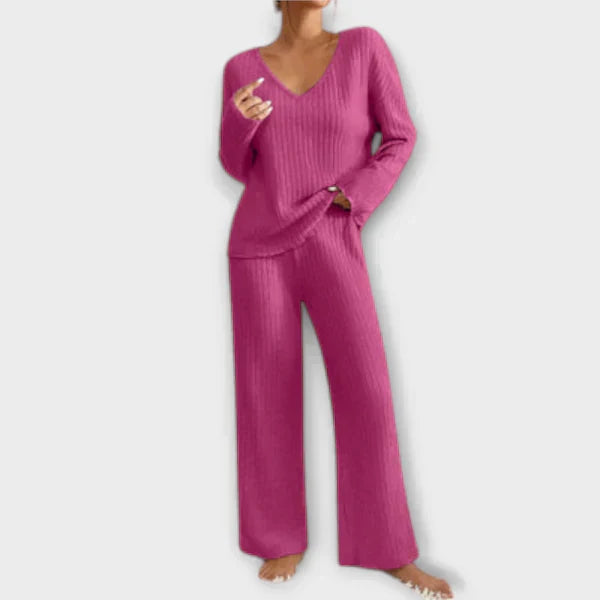 Daisy - Conjunto Lounge con Diseño Acanalado