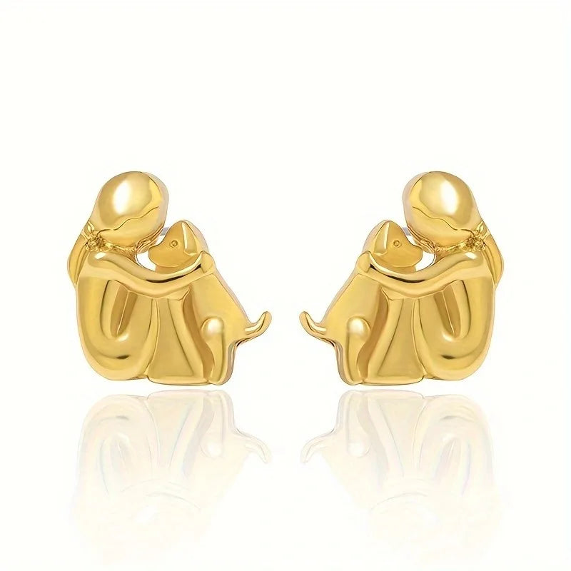 Pendientes Abrazo de Perro