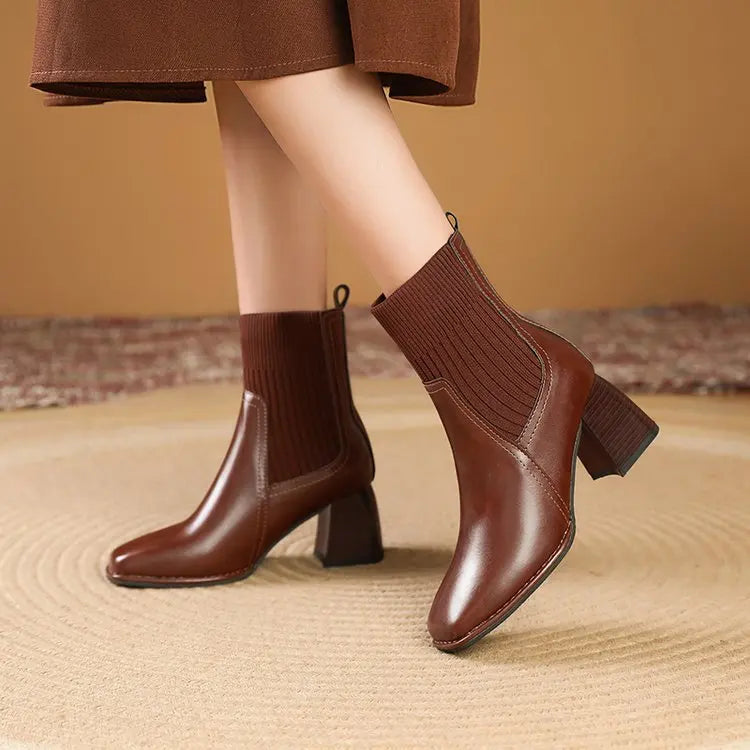 Cátia - Botas Chic con Plataforma