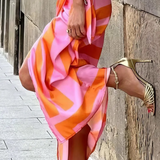 Amelia™ | Vestido Cruzado con Estampado
