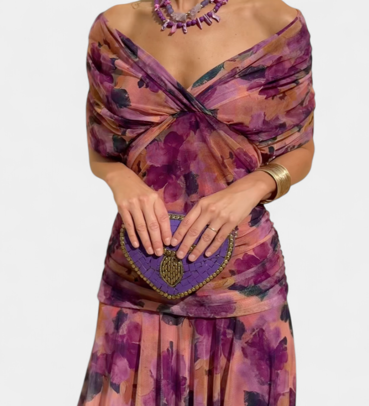 Luana - Vestido Chic con Escote en V