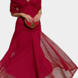 Florendra™ | Vestido Largo Floral con Escote en Forma de V