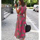 Talia™ | Elegante Bata Floral con Escote en V
