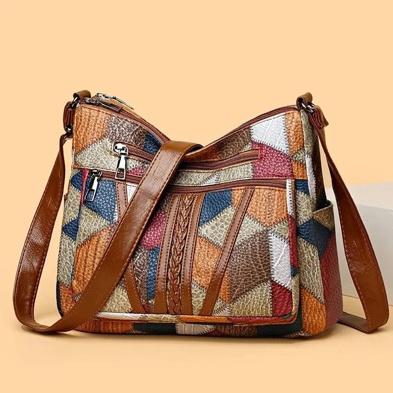 Solera - Bolso de Mano con Diseño Mosaico