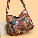 Solera - Bolso de Mano con Diseño Mosaico