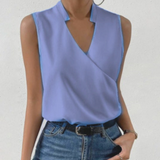 Salete - Blusa suave con escote en V