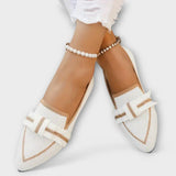 Dalva - Zapatos planos femeninos con detalle de lazo