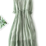 Vestido Largo de Estilo Minimalista