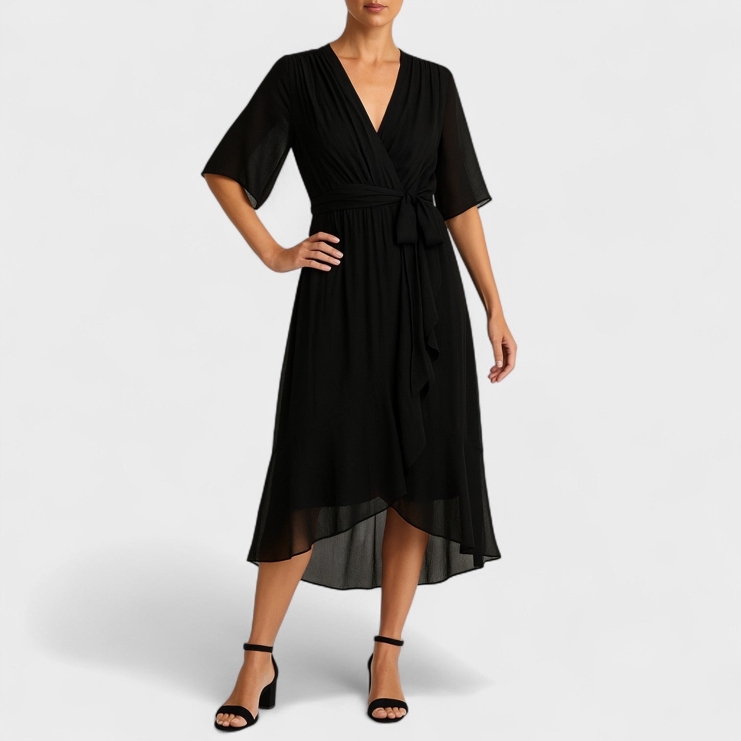 Ialina - Vestido Chic con Cintura Definida