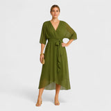 Ialina - Vestido Chic con Cintura Definida