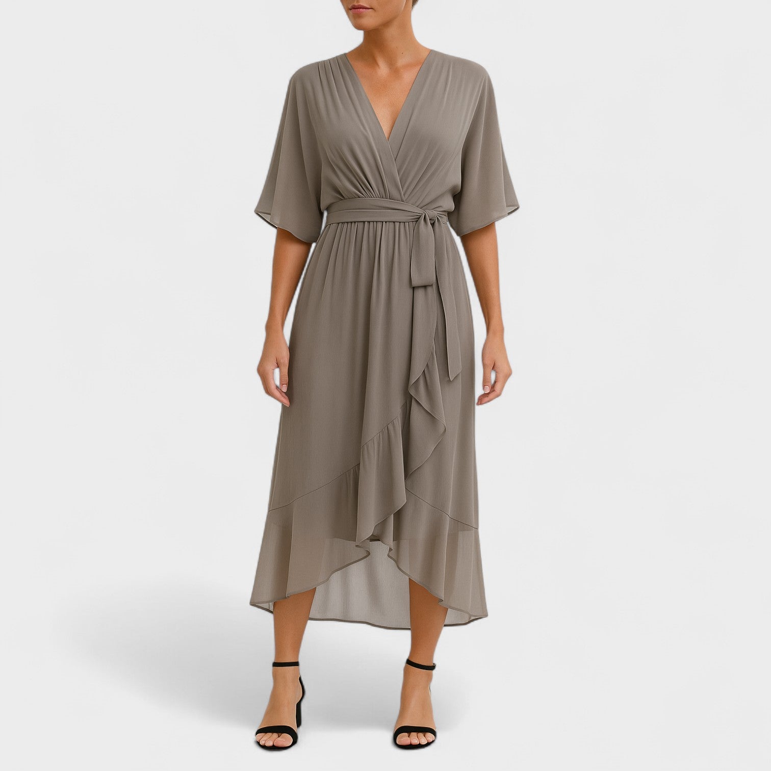 Ialina - Vestido Chic con Cintura Definida