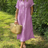 Ishka™ | Rayado Camisero Dress