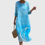 Elena™ | Elegante Vestido Maxi con Estampado Floral