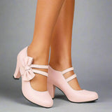 Bela - Tacones Elegantes con Lazo