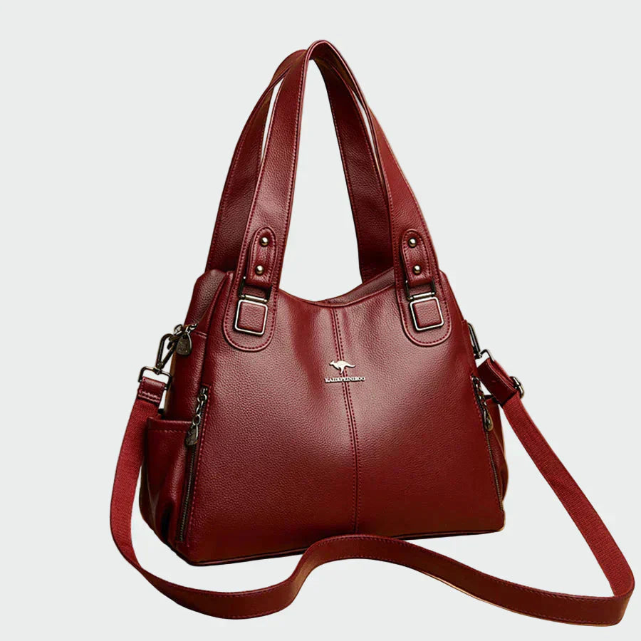 Elegante bolso de hombro vintage