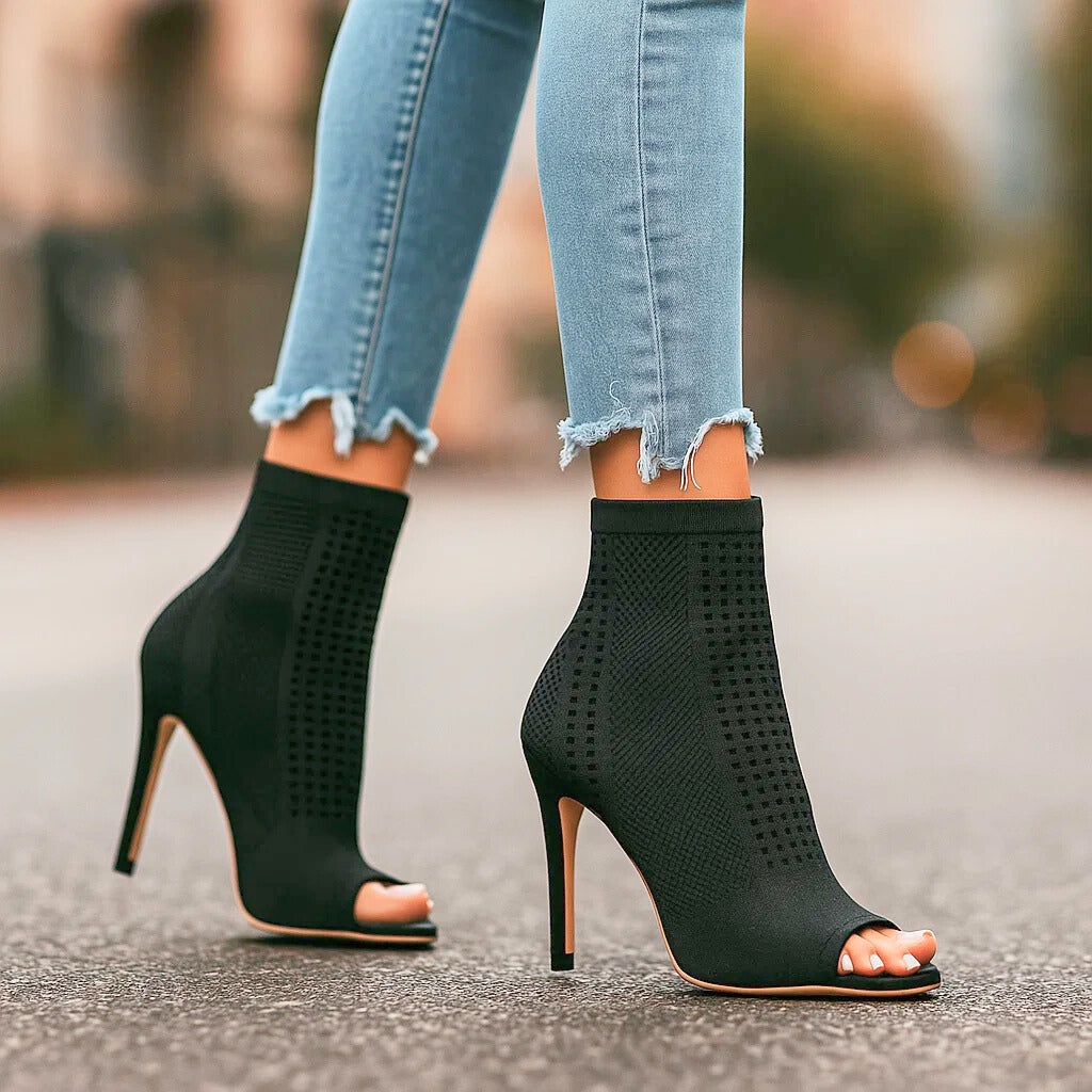Elisa - Tacones de Malla