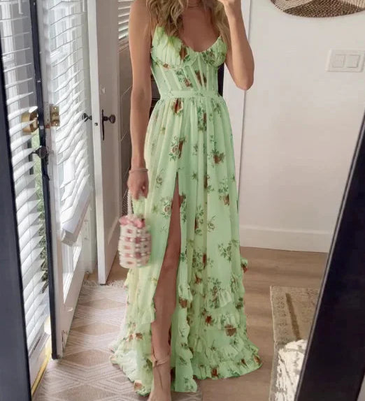 Sónia - Vestido Midi con Estampado Floral