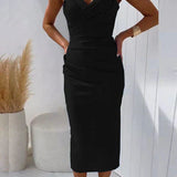 NUR™ | Vestido Midi de Espalda Descubierta