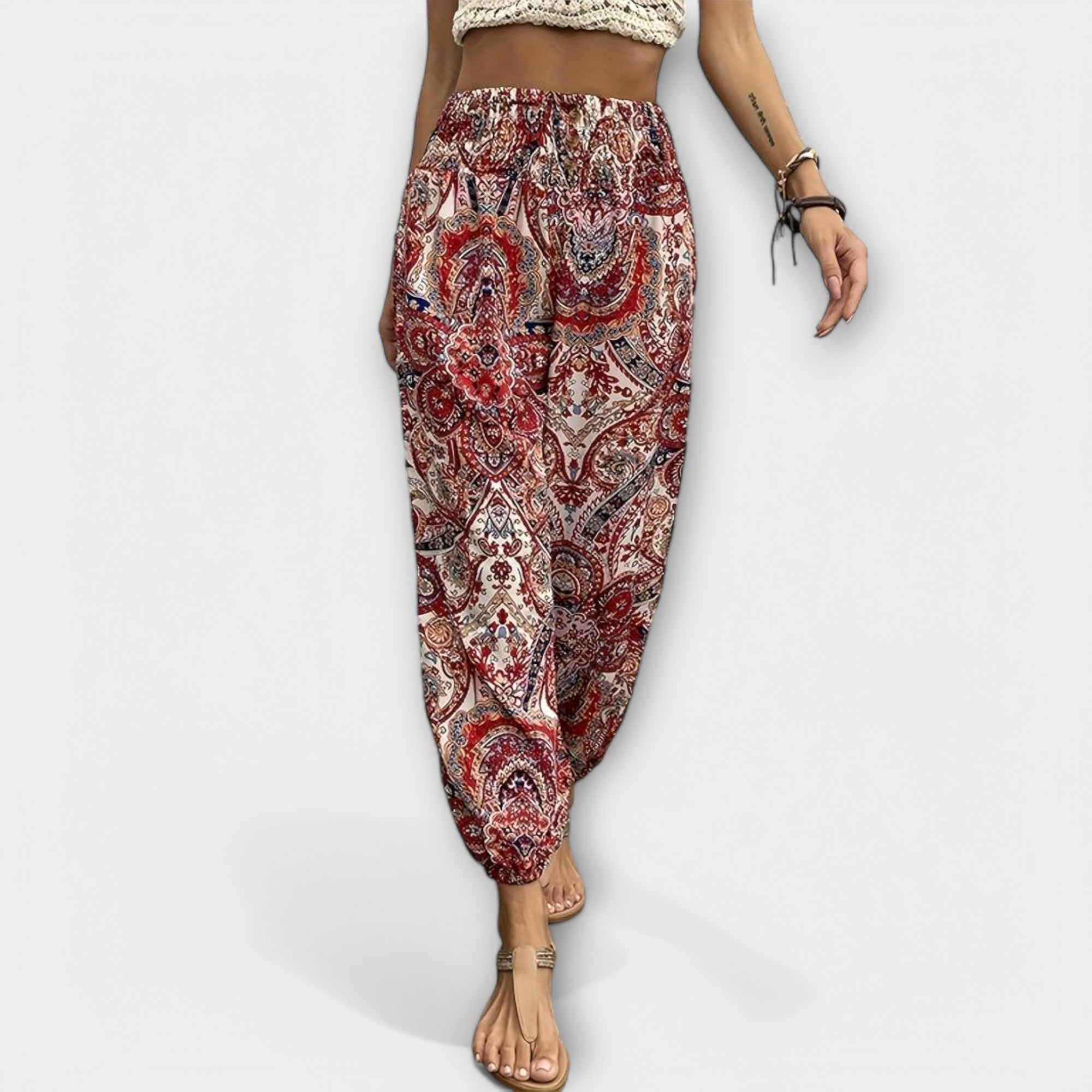 Scarlett - Pantalones Étnicos con Gráficos