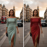 Stella™ | Maxi Dress with Halter Neckline