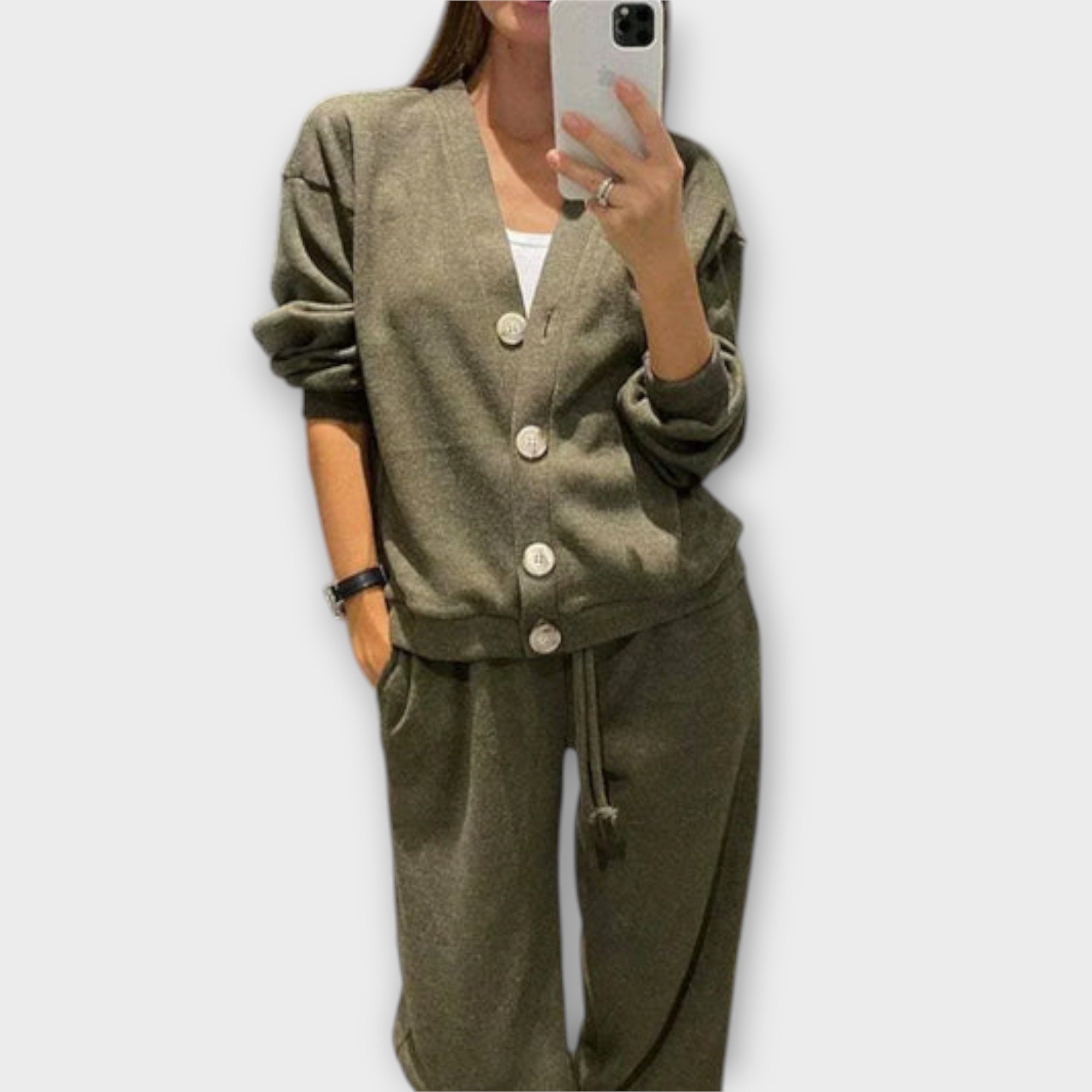 Chantal - Conjunto de chaqueta y pantalones a juego