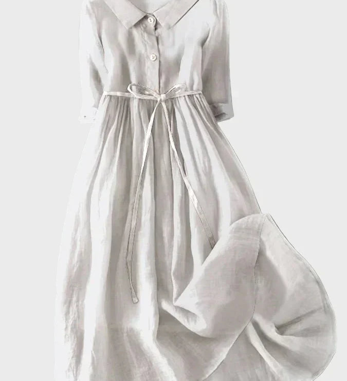 Vestido con Cuello Sofisticado