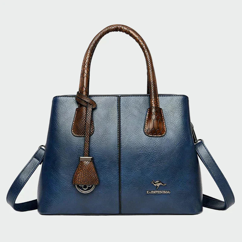 Elegante bolso de cuero