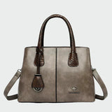 Elegante bolso de cuero
