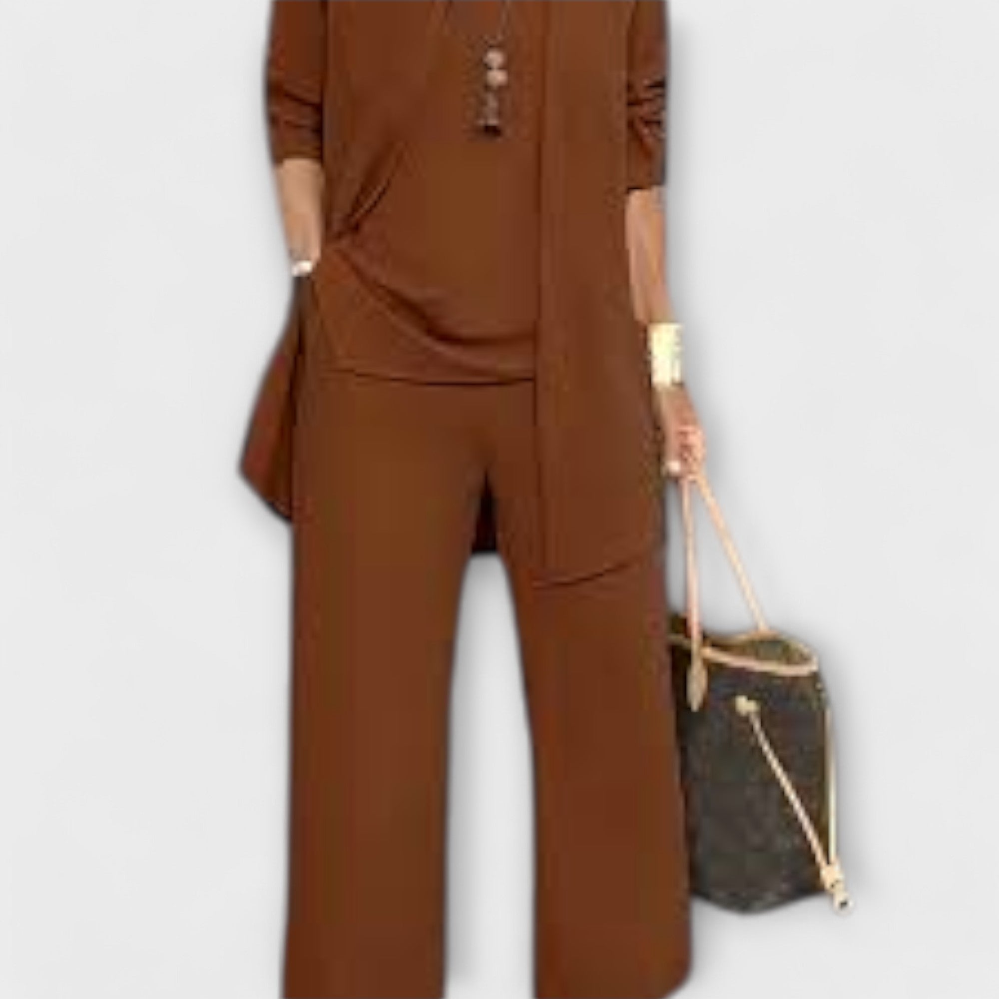Helena - Conjunto de tres piezas para un look casual