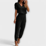 Irmelinda - Elegante Conjunto de Camisón y Pantalones