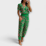 Irmelinda - Elegante Conjunto de Camisón y Pantalones