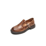 Vela - Zapatos Mary Jane de Cuero Premium