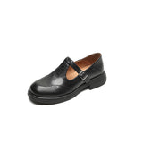 Vela - Zapatos Mary Jane de Cuero Premium