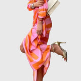 Everly | Vestido Elegante con Diseño Envolvente y Estampado