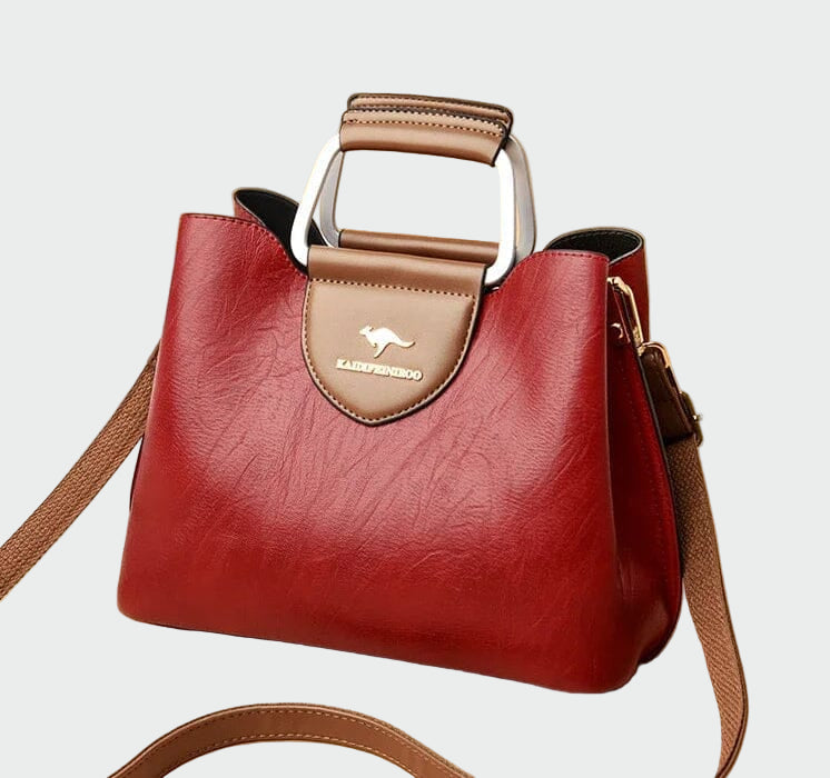 Clutch de cuero clásico